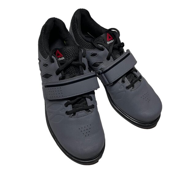 Reebok Lifter Pr Cross-Trainer Shoes weightlifting US 9 M Ash Grey/Black Men's - Picture 1 of 12